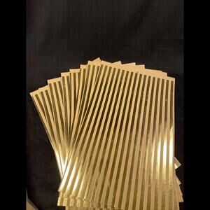 13 Gold Foil Craft Paper 11x17 2 Patterns 4 + 9